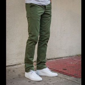 Unis slim fit olive green pants size 30